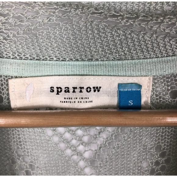 Anthropologie Mint and Cream Ombre Cardigan - Picture 4 of 5